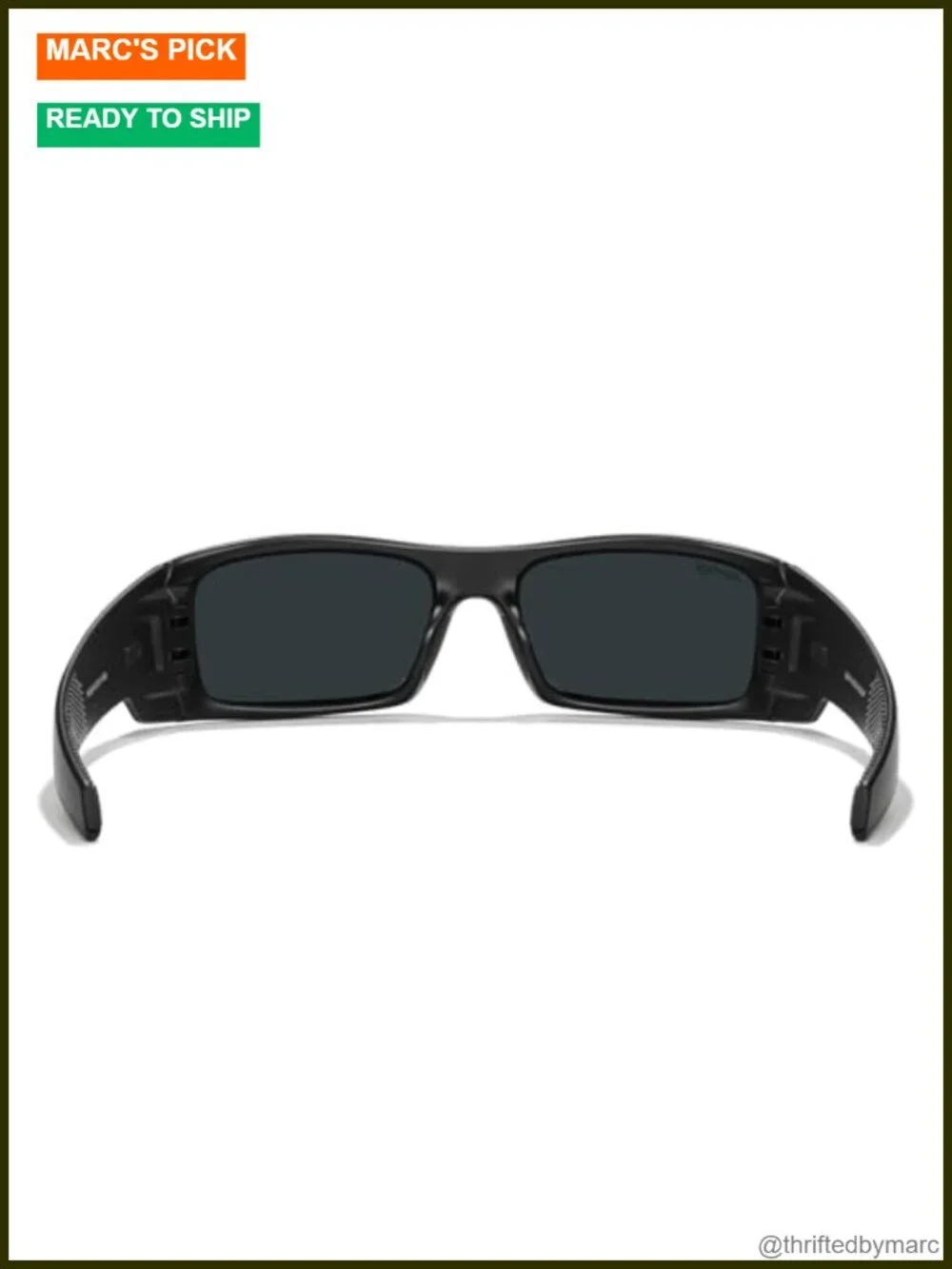 Polarized Wrap Around Rectangular Sunglasses TR90 Men Women UV400